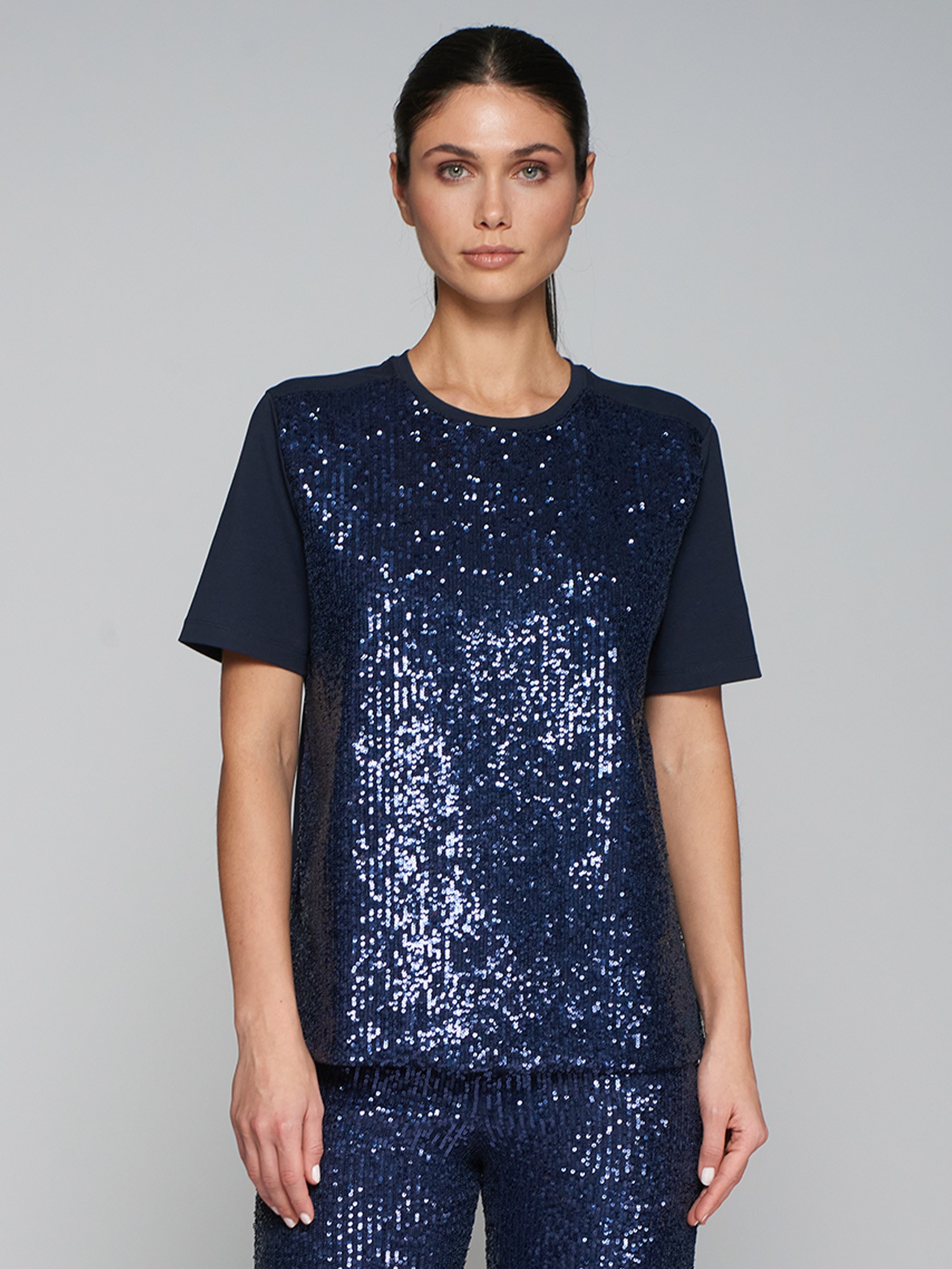 VILAGALLO SEQUIN TEE